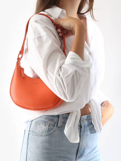 Sac Porté épaule Oxer Cuir Etrier Orange oxer EOXE017V vue secondaire 1