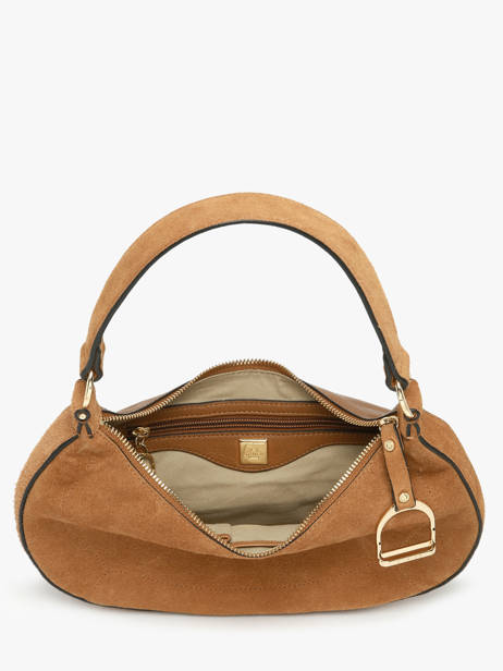 Sac Porté épaule Altesse Suede Etrier Marron altesse suede EASU017M vue secondaire 3