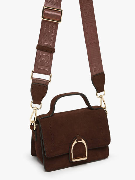 Sac Bandoulière Altesse Suede Etrier Marron altesse suede EASU048X vue secondaire 2